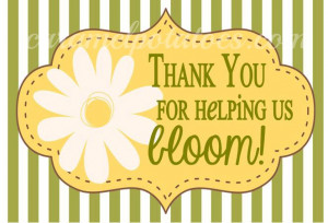 BLOOM {free} Printable for Teacher Appreciation Gifts and Mother’s ...