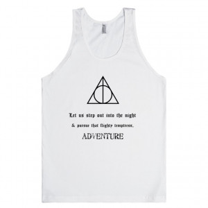 Deathly Hallows Tank with quote