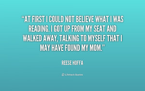 When you're growing up, you want to feel part of something.