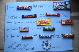 Love Sayings Using Candy Bars, , Candy Bar Sayings for Students