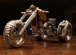 constructs these amazing miniature motorcycles using nothing but watch ...