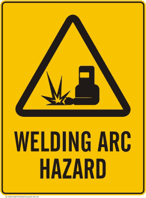 Warning Sign - Welding Arc Hazard