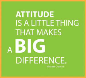 attitude quote by churchill
