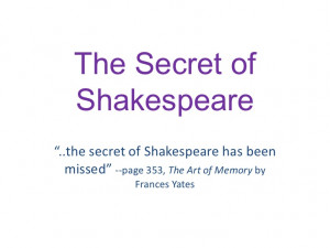 The Secret of Shakespeare---A Hermetic reading to do with solar energy ...