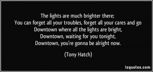 Tony Hatch Quote