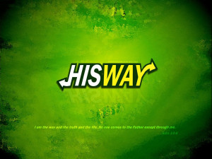 Christian Graphic: His Way Papel de Parede Imagem