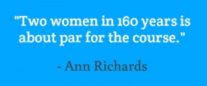 Ann Richards on being only the second woman to give the Democratic ...
