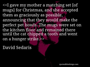 David Sedaris Christmas Quotes
