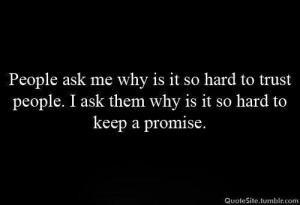 Or keep your word..... Or keep a vow..... ?????