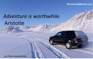 Travel quote of the week: “Adventure is worthwhile” – Aristotle
