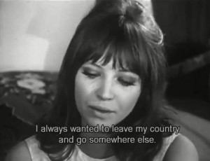 ... with 90 notes tagged as anna karina quote travel adventure far away