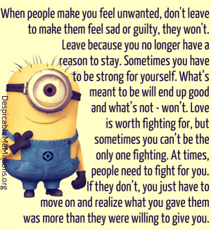 Quotes Fans Sad Minions Quotes