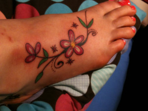 ... Tattoos On Foot and check another quotes beside these Flower Tattoos