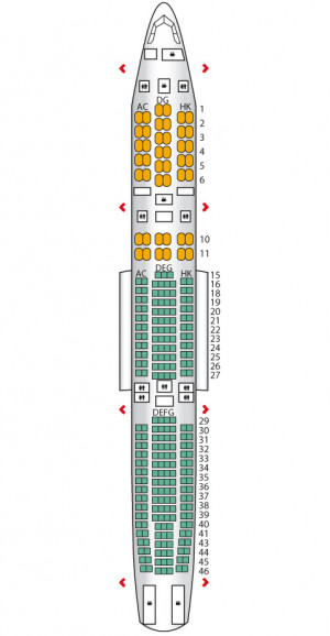 Airbus A340 300 Lufthansa Seating Chart