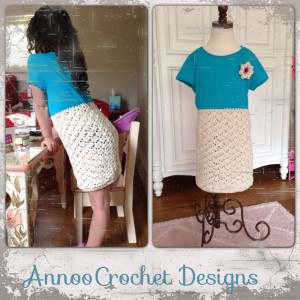 up cycled little girl t shirt dress free pattern by annoocrochet ...