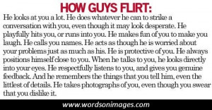 Quotes on flirting