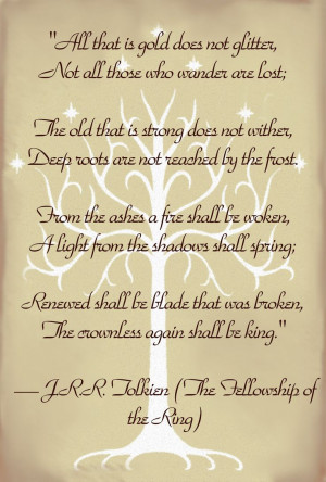 LOTR Lord of the Rings Quote TolkeinThe Lord, Lotr Lord, Book, A ...