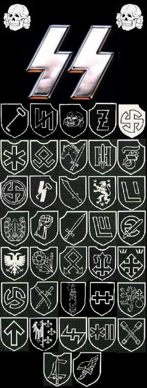 Waffen SS Divisional Emblems
