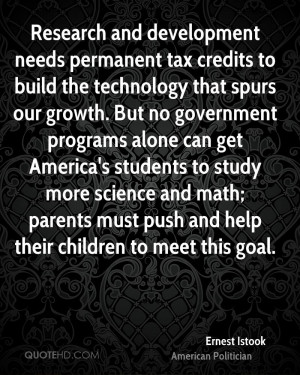 Research and development needs permanent tax credits to build the ...