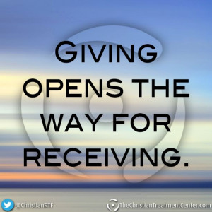 Giving opens the way for receiving. #Give #Inspire #Quotes