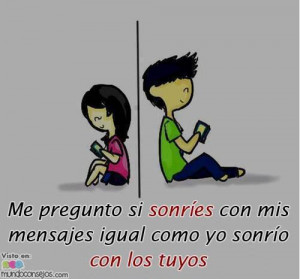 Oh los mensajes de texto de amor !… ¿sonríes cuando te llegan los ...