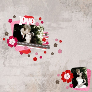 Two-Page Wedding Scrapbook Layouts – Scrapbooking: Free Printable