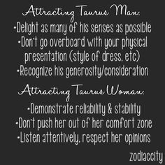 Attracting a Taurus Man/Women More