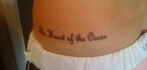 THE BEST TATTOO I HAVE EVER GOT Ocean Tattoo, Titanic Quotes, Blue Eye