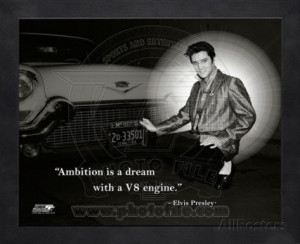 Elvis Quote Framed Memorabilia