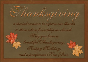 Thanksgiving Greeting Card Quotes