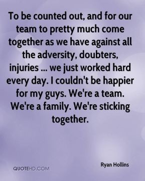 quotes about teams sticking together