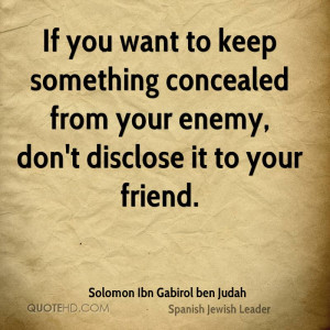 SOLOMON IBN GABIROL BEN JUDAH QUOTES - image quotes at BuzzQuotes.com