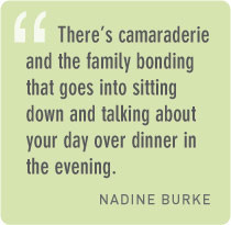 ... Nadine Burke discuss the evolution and importance of the family meal