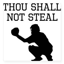 Thou Shall Not Steal Sticker for