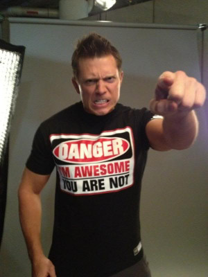 Would anyone buy The Miz in that role though? the guy who looks like ...