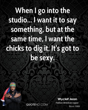 Wyclef Jean Sex Quotes