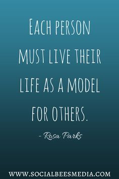 Great quote from Rosa Parks. #quote #inspiration