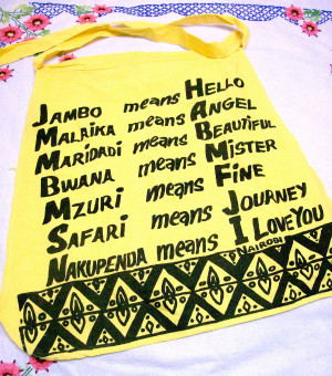 Kenyan Swahili Phrases http://www.etsy.com/listing/92661075/vintage ...