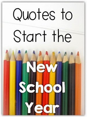 Quotes to Start the New School Year