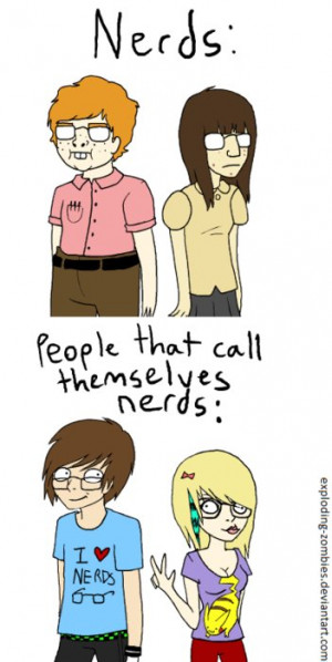 nerds versus fake nerds - pichars.org