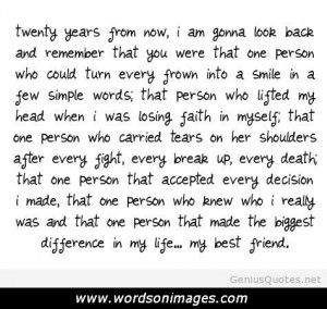 Family friendship...