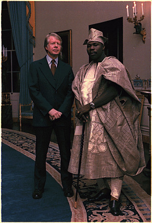 Carter, 39th U.S. President, with Lieutenant General Olusegun Obasanjo ...