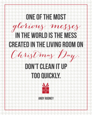 Christmas Quote from Andy Rooney... a good reminder to enjoy the ...