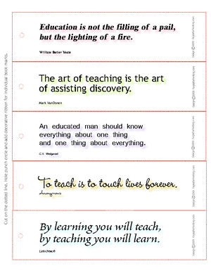 Quote Bookmarks