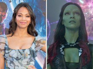 ... To Do Zoe Saldana's Make-Up Every Day For 'Guardians Of The Galaxy