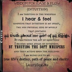 ... am being led to my true life's destiny, path of PEACE AND CLARITY