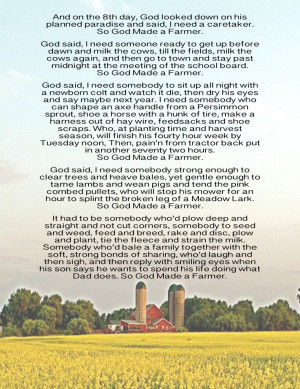 ... Manifesto, God Made A Farmers, Dads, Farmers Speech, 12 00, Quotes Th