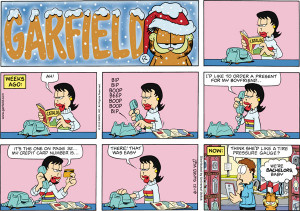garfield christmas comics