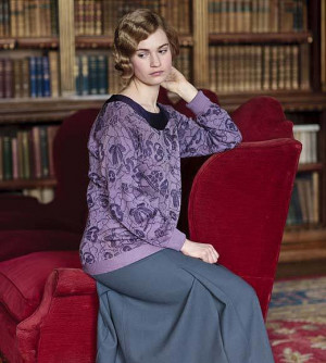 Lily James as Lady Rose in Downton Abbey.Source: PBS