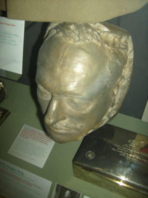 This is a picture of the death mask of General Douglas Haig A